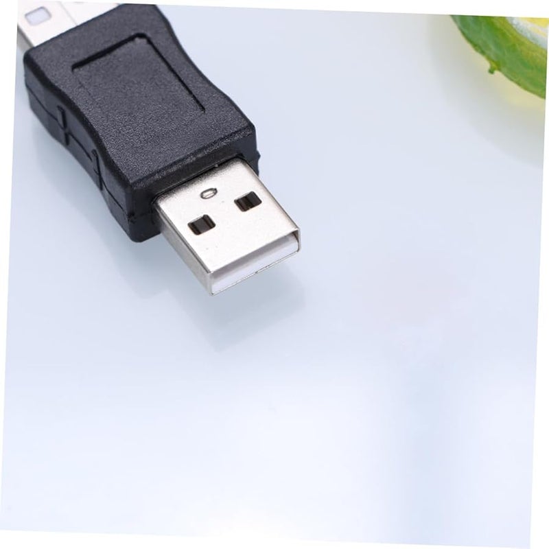 USB 2 0 Male To Male Adapter 2 Pack Dual USB Connector Lightweight Portable - Image 5